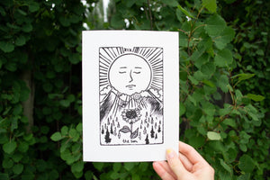 146 - 02 Linocut Prints - HannadMade - Painted Door on Main