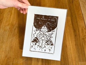 146 - 02 Linocut Prints - HannadMade - Painted Door on Main