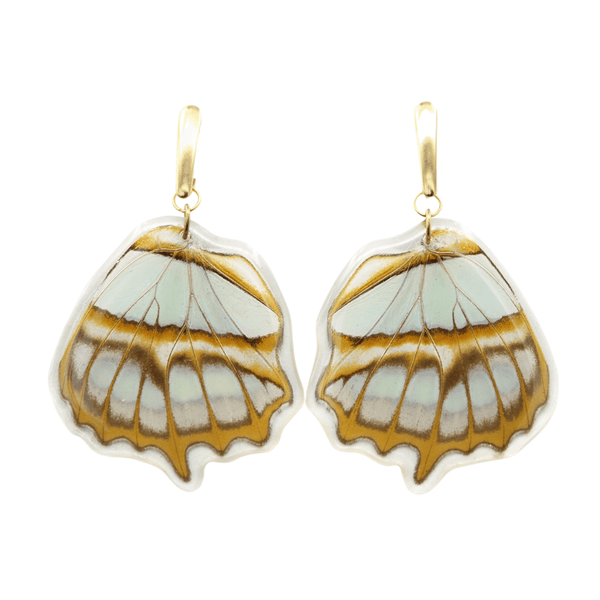 147 - 01 Butterfly Wing Earrings - Monarca Jewelry & Decor - Painted Door on Main