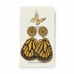 Wing Earrings - Monarca Jewelry & Decor - Painted Door on Main