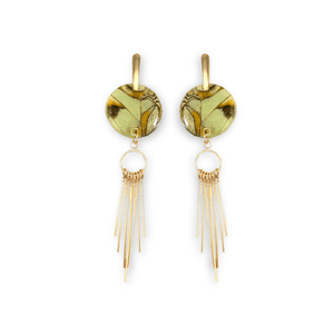 Geometric Butterfly Wing Earrings - Painted Door on Main - 147 Monarca Jewelry & Decor