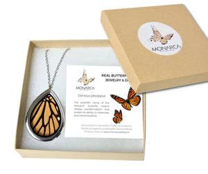 Teardrop Pendant Necklace - Monarca Jewelry & Decor - Painted Door on Main