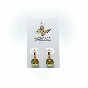 147 - 07 Huggie Hoop Earrings - Monarca Jewelry & Decor - Painted Door on Main