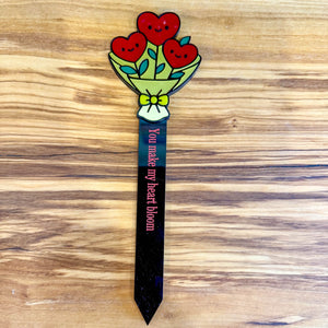 151 - 03 Acrylic Plant Stakes - Noodle Art - Painted Door on Main