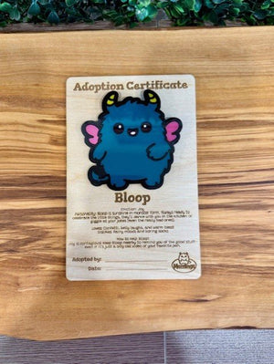 151 - 10 Monster Adoption Kit - Noodle Art - Painted Door on Main