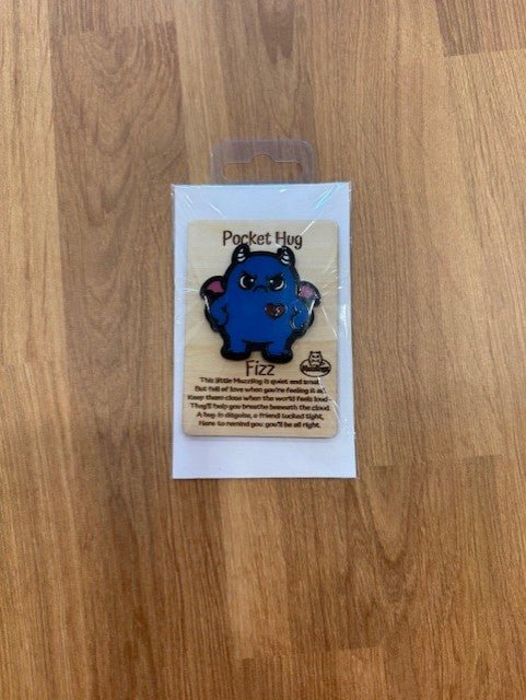 151 - 11 Monster Pocket Hug - Noodle Art - Painted Door on Main
