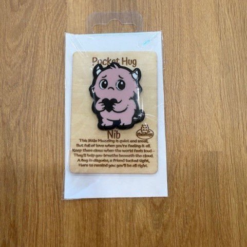 151 - 11 Monster Pocket Hug - Noodle Art - Painted Door on Main