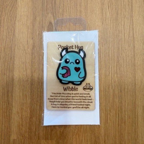 151 - 11 Monster Pocket Hug - Noodle Art - Painted Door on Main