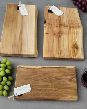 152 - 02 Maple Cheese Boards - Crooked Tree Wood Art - Painted Door on Main