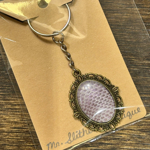 153 - 03 Ornate Snakeskin Keychains - Mr Slithers' Boutique - Painted Door on Main