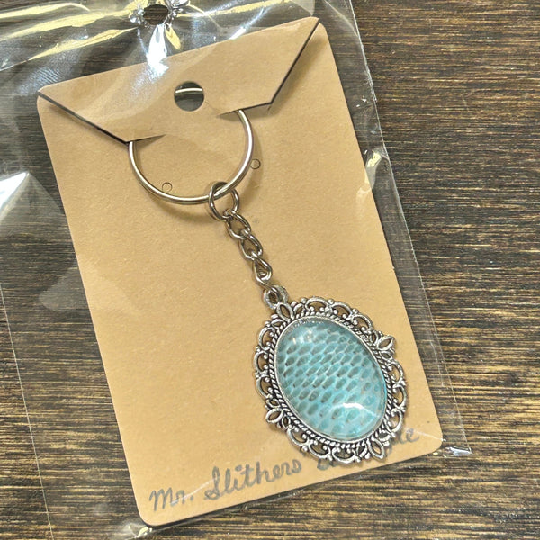 153 - 03 Ornate Snakeskin Keychains - Mr Slithers' Boutique - Painted Door on Main
