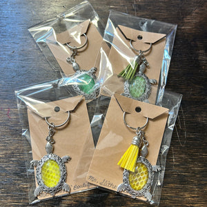 153 - 07 Turtle Snakeskin Keychains - Mr Slithers' Boutique - Painted Door on Main