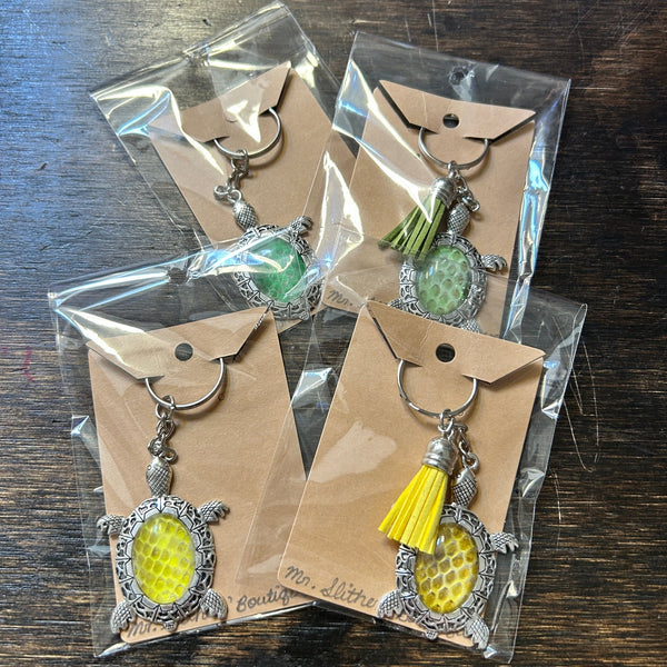 153 - 07 Turtle Snakeskin Keychains - Mr Slithers' Boutique - Painted Door on Main