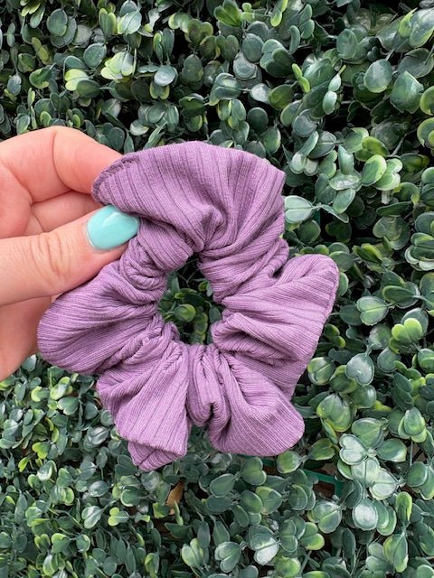 155 - 02 Organic Bamboo Scrunchies - Alayna B & Co. - Painted Door on Main