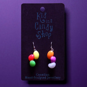 159 - 01 Jellybean Earrings - Kid in a Candy Shop - Painted Door on Main