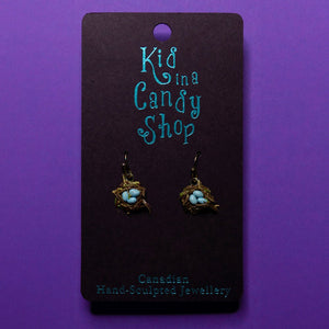 159 - 07 Bird Nest Earrings - Kid in a Candy Shop - Painted Door on Main
