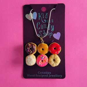 159 - 11 Donut Necklace - Kid in a Candy Shop - Painted Door on Main