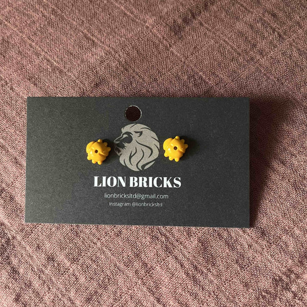 160 - 01 Basic Studs - Lion Bricks - Painted Door on Main