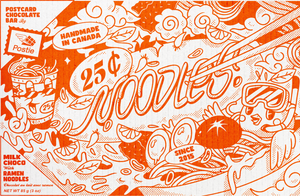 COMING SOON Ramen Noodle Milk Postcard Chocolate Bar
