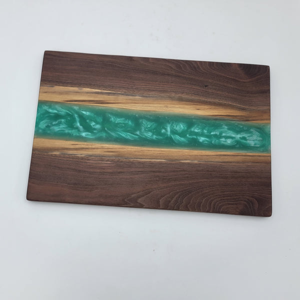 092-01 Epoxy River Charcuterie Board - Two Guys With Wood YEG