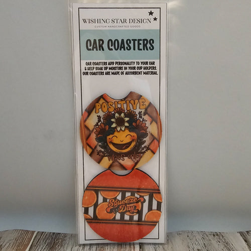 117-15 Car Coasters - Wishing Star Designs
