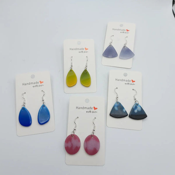 009-53 Fused Glass Earrings - A Touch Of Glass