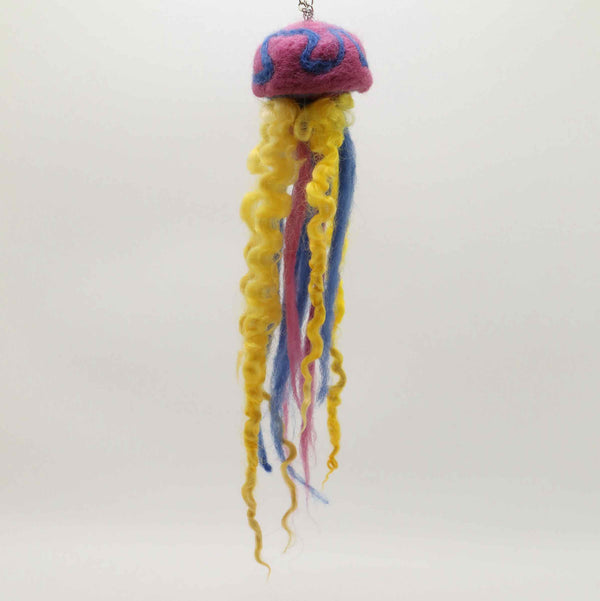 116-04 Felted Jellyfish - Elaine Grandon Fibre Arts