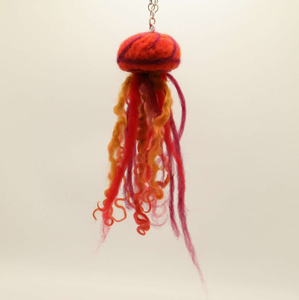 116-04 Felted Jellyfish - Elaine Grandon Fibre Arts