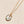 Enamel Floral Oval Charm Necklace Gold