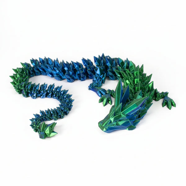 3D Printed Crystal Dragon - Layer Slayerz - Painted Door on Main