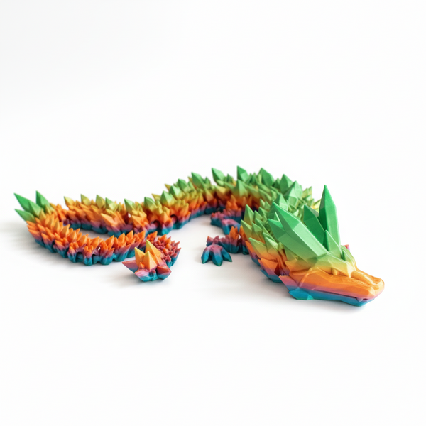 3D Printed Crystal Dragon - Layer Slayerz - Painted Door on Main