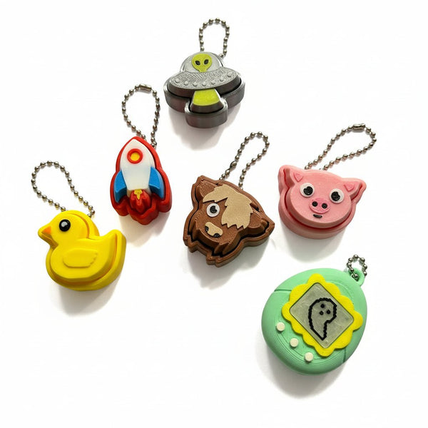 3D Printed Fidget Clickers - Layer Slayerz - Painted Door on Main