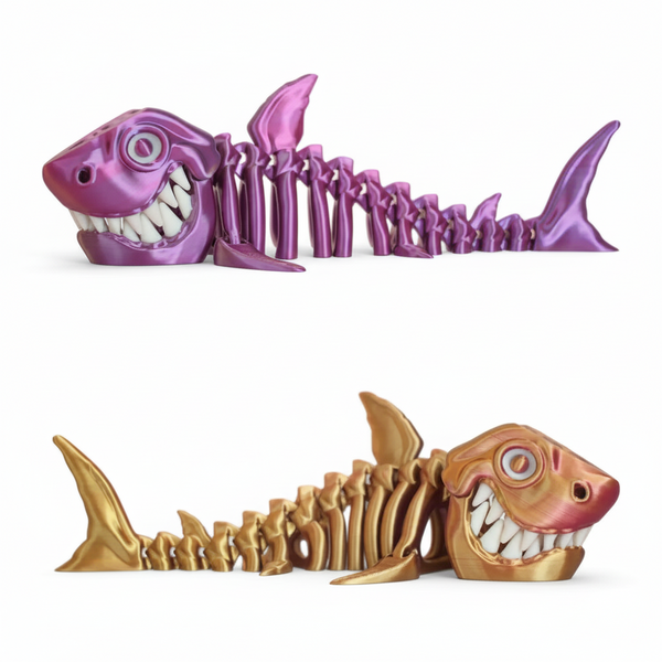 3D Printed Flexi Sharkz - Layer Slayerz - Painted Door on Main