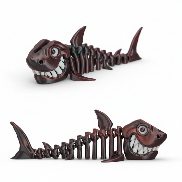 3D Printed Flexi Sharkz - Layer Slayerz - Painted Door on Main