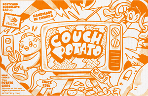 COMING SOON Couch Potato Milk Postcard Chocolate Bar