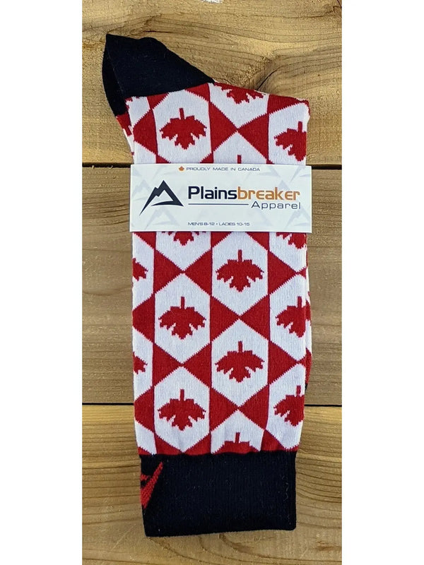 843-01 'Oh Canada' Socks - Plainsbreaker Apparel