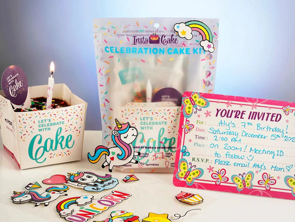 805 - 10 Celebration Cake Kits - InstaCake Cards - Painted Door on Main