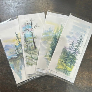 811 - 01 Original Art Card - Ilda Labrecque - Painted Door on Main