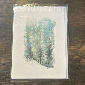 811 - 03 Art Card (5x7") - Ilda Labrecque - Painted Door on Main