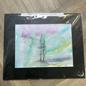811 - 03 Matted Original Art - Ilda Labrecque - Painted Door on Main