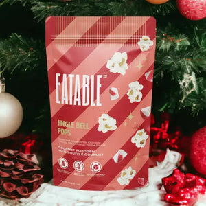 Jingle Bell Pops White Chocolate Popcorn