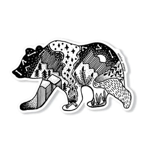 839 - 01 Vinyl Stickers - Mountain Mornings - Painted Door on Main