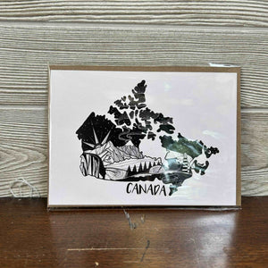 839 - 05 Canada Art Print - Mountain Mornings - Painted Door on Main