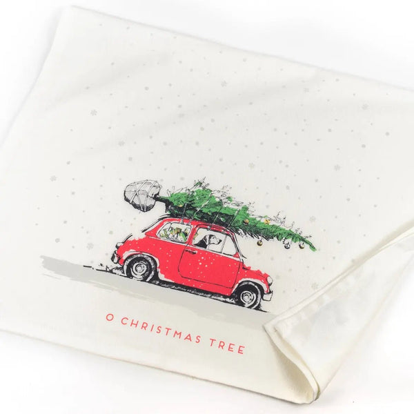 845 - 01 Illustrative Tea Towels - Porchlight Press - Painted Door on Main