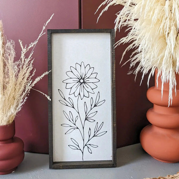 852 - 01 Wood Signs 9x17" - William Rae Designs - Painted Door on Main