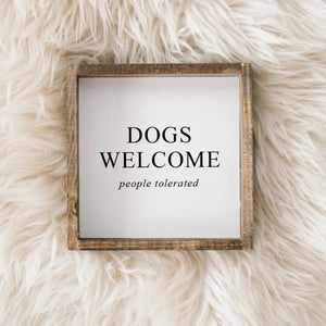 852 - 04 Small Wood Signs - William Rae Designs - Painted Door on Main
