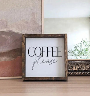 852 - 04 Small Wood Signs - William Rae Designs - Painted Door on Main