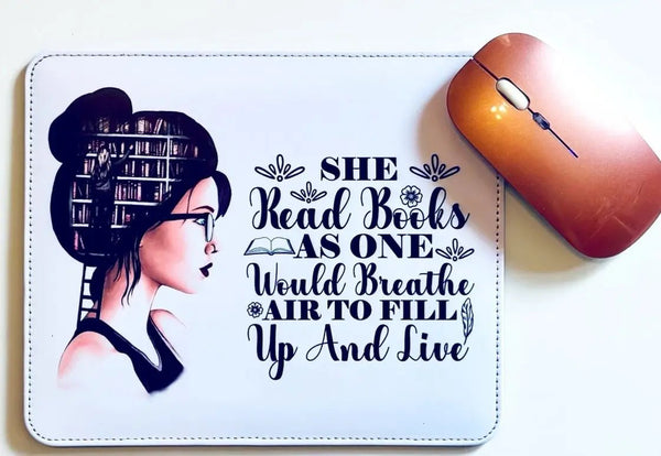 856 - 30 Vegan Leather Mouse Pads - Behind the Door Creations - Painted Door on Main