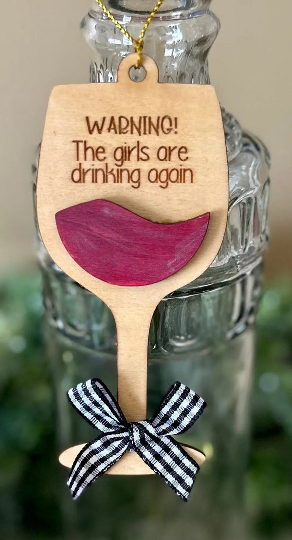 856 - 84 Wine Bottle Charm Collection - Behind the Door Creations - Painted Door on Main