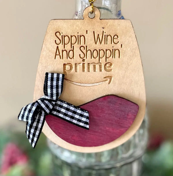 856 - 84 Wine Bottle Charm Collection - Behind the Door Creations - Painted Door on Main